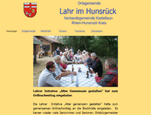 Tablet Screenshot of lahr-hunsrueck.de